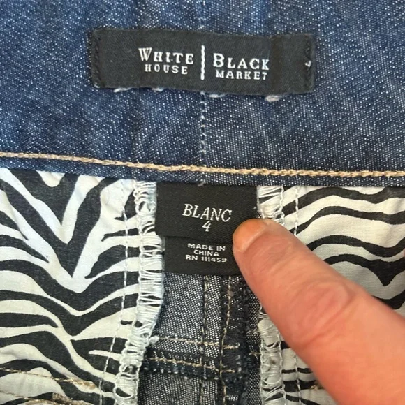 White House Black Market Jean Shorts - Picture 3 of 7